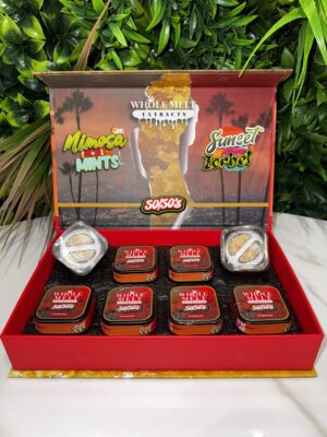 Whole Melt 50/50’s Resin Box: Mimosa Mints x Sunset Zerbet