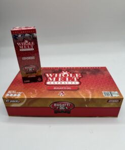 Whole Melt packaging close-up Bugatti OG